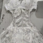 White RGB LED light-up party dress outfit | EX-STOCK Canada product gallery image 6