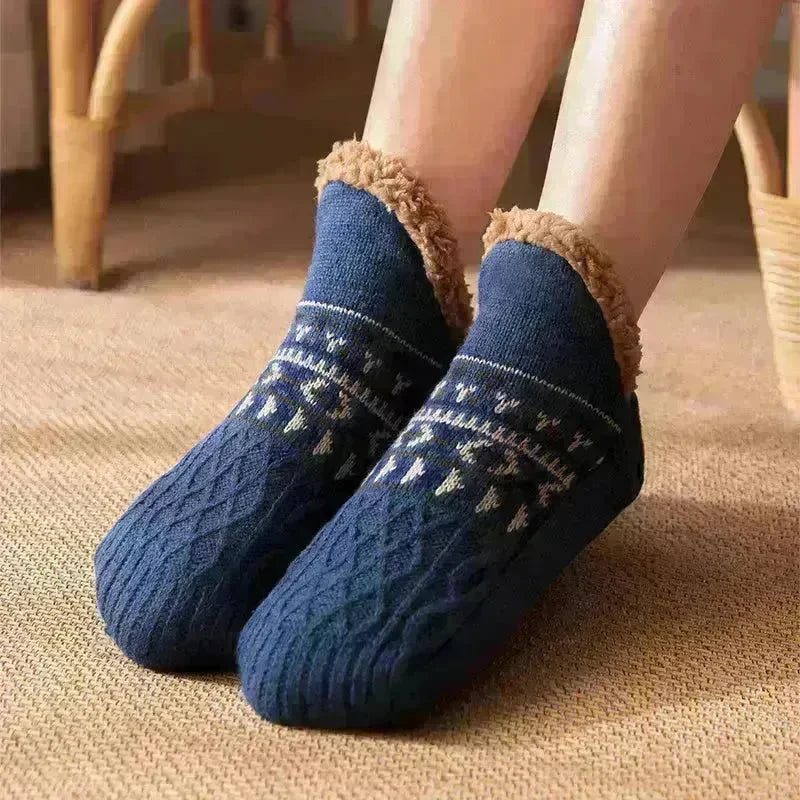Indoor Home Floor Socks Fall And Winter Warm Non-slip Carpet Socks For Men And Women - EX-STOCK CANADA