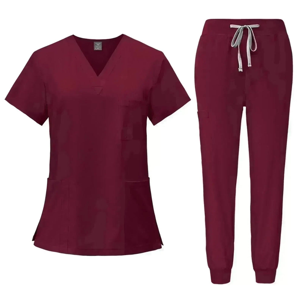 Quick-drying T-shirt Surgical Clothes Oral Nurse Doctor Work Clothes Pet Hospital Work EX-STOCK