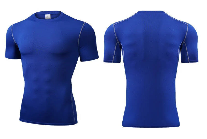 Men's Basketball Sports Tight Short-sleeved Workout Clothes - EX-STOCK CANADA