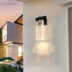 Outdoor Waterproof Transparent LED Crystal Wall Light Supports Many Types Of Bulb-2 Packs - EX-STOCK CANADA