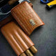 Portable Luxury Cubinski Gothic Moisturizing Leather Cigar Case - EX-STOCK CANADA