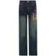 Fashion Women's Sexy High Waist Retro Individual Butterfly Print Bootcut Jeans - EX-STOCK CANADA