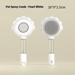 2 In 1 Self Cleaning Dog Brush Comb With Spray Pets Grooming Hair Remover Combs Brush Floating Hair Pet Grooming Brush Pet Products EX-STOCK Canada 