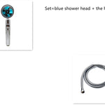 Shower Head Water Saving Flow 360 Degrees Rotating With Small Fan ABS Rain High Pressure Spray Nozzle Bathroom Accessories EX-STOCK Canada 