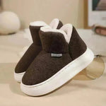 Zapatillas de algodón de invierno gruesas gruesas