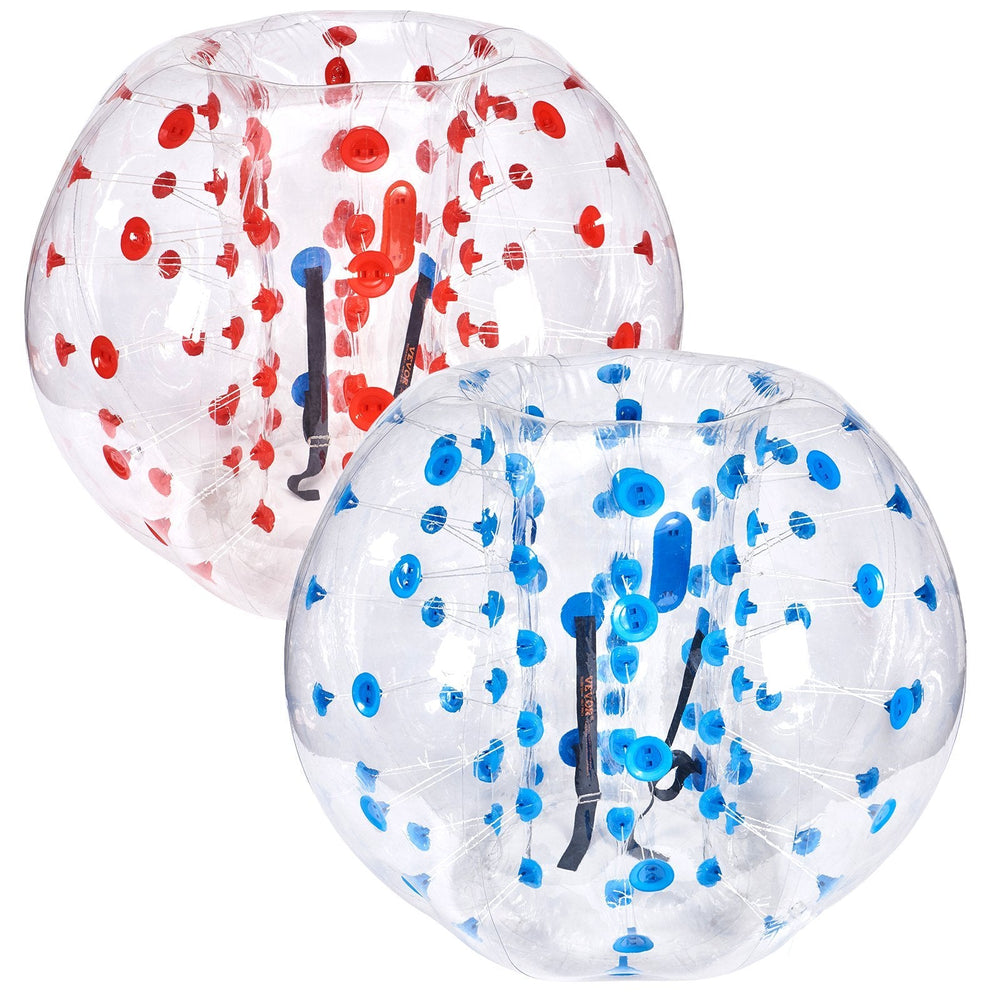 Inflatable Bumper Balls 2-Pack, 5FT 1.5M Body Sumo Zorb Balls For Teen & Adult, 0.8mm Thick PVC Human Hamster Bubble Balls For Outdoor Team Gaming Play, Bumper Bopper Toys For Garden, Yard, Park EX-STOCK