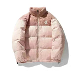 Men's Winter Corduroy Stitching Embroidery Cotton-padded Winter Coat - EX-STOCK CANADA