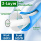 25FT-50FT Options -- 1Pc Non-Expanding Flexible Garden Hose Heavy Duty PVC Water Hose Leak-Resistant Kink-Free All-weather Burst 500PSI EX-STOCK
