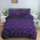 Colorful Psychedelic Weed Leaf Bedding Set - EX-STOCK CANADA