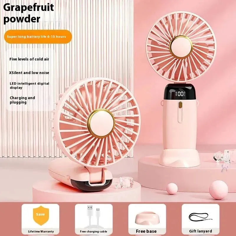 Handheld Usb Mini Portable Folding Aromatherapy Fan - EX-STOCK CANADA