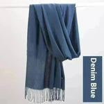 Pure Color Warm Keeping Scarf All-match Cashmere Shawl - EX-STOCK CANADA