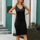 Women 2pcs Winter Outfit Cashmere dress Cropped Pullover top - EX-STOCK CANADA