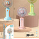 New Summer Cartoon Handheld Mini Usb Rechargeable Fan Desktop Stand - EX-STOCK CANADA