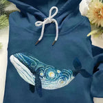 Women Fashion Spring And Autumn Plum Blossom Hooded Super Plus Size Loose-fitting Casual Pullover - EX-STOCK CANADA