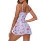 Printed Girls' Skirt Style One-piece Swimsuit Covers The Belly And Makes You Look Slim And Quick Drying EX-STOCK