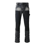 Denim Non-elastic Slim Fit Bootcut Trousers Men Jeans