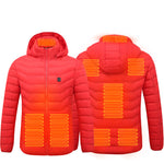 Men's electric heated hooded puffer jacket | EX-STOCK Canada product gallery image 14