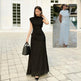 Women's Pleated Round Neck Sleeveless Irregular Dress EX-STOCK Canada 