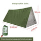 Portable Emergency Survival Tent – 240 × 150 cm, 3 Colours