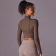 Mesh Yoga Clothes Long Sleeve Quick-drying Workout Clothes Top For Women - EX-STOCK CANADA