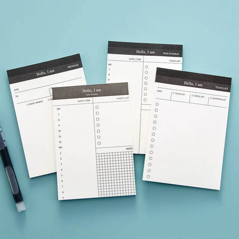 Ex Notepad Portable Notepad Schedule Daily Planner | EX-STOCK