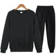 Autumn Winter  street fashion Plain Crew neck Sweatsuit for men - EX-STOCK CANADA