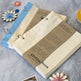Linen Stitchbook Sketchbook for Painting & Needlework – Beige, Brown, Gray