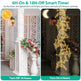 1Pc 7.87FT Lighted Birch Garland Lighted Twig Vine Lights 144LED Birch Garland With Lights String Light With Timer 8 Modes IP45 Waterproof For Christmas Fireplace Home Decoration EX-STOCK