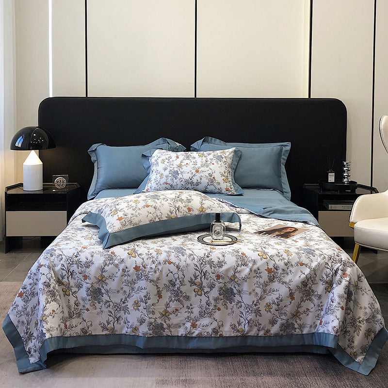 Tencel Summer Duvet Four-piece Washed Silk EX-STOCK Canada 