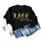 Women's Christmas Printed Long Sleeved  Pullover Sweatshirt - EX-STOCK CANADA