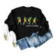 Women's Christmas Printed Long Sleeved  Pullover Sweatshirt - EX-STOCK CANADA