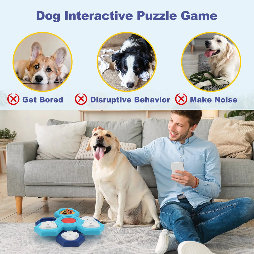 4 Layers Slow Feeder Dog bowl Puzzle feeder toy - EX-STOCK CANADA