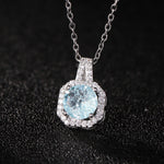 Perfume Bottle Pendant Necklace Women's Full Diamond - EX-STOCK Canada