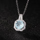 Perfume Bottle Pendant Necklace Women's Full Diamond - EX-STOCK Canada