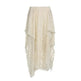 Fashionable Retro Trendy Irregular Midi Lace Skirt - EX-STOCK CANADA