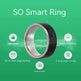 Black Bluetooth Smart Control Ring for E-Books & Music – Sizes 6–12