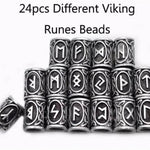 Set Of Viking Rune Bead Bracelets Gothic Bracelets - EX-STOCK Canada