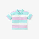 Polo Shirt  for boys Short Sleeve Striped  cotton shirt for baby boys - EX-STOCK CANADA