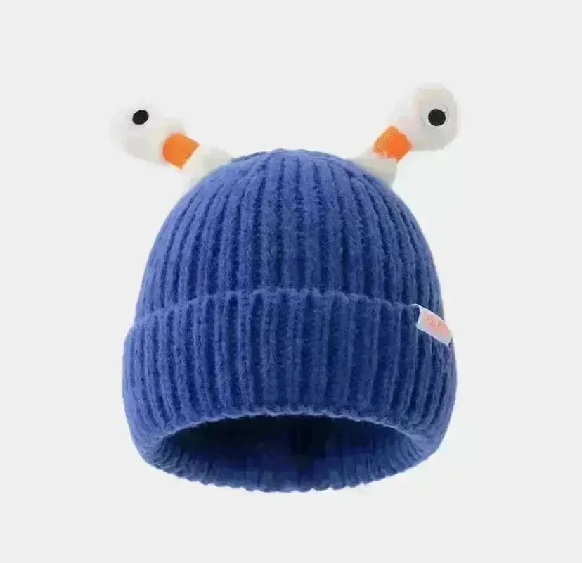 New Cute Luminous Fall Winter Warm Ear Protection Wool Cartoon All-matching Knitted Beanie Hat - EX-STOCK CANADA