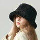 Lambswool Fisherman Sherpa Fleece Hat Winter Warm Fashionable Solid Color Hats For Women - EX-STOCK CANADA
