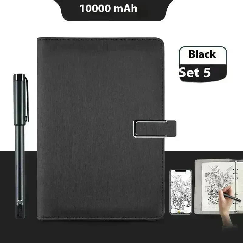Handwriting Paper Screen Synchronization Smart Fingerprint Lock A5 Notebook - EX-STOCK CANADA