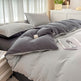 Solid Color Four-piece Set Simple Washed Sanding Duvet Cover EX-STOCK Canada 
