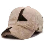 Fashion Leopard Fleece Baseball All-matching Peaked Cap - EX-STOCK CANADA