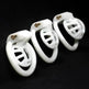 Male BDSM Scrotal Tract Positive And Negative Pole Chastity Lock - EX-STOCK CANADA
