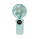 Handheld Fan Digital Display Hanging Neck Folding Charging - EX-STOCK CANADA