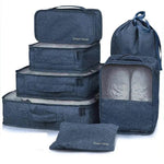 7pc Packing Cubes Luggage Storage Organiser Travel Bags - EX-STOCK Canada