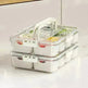 8-Grid Divided Serving Tray - Cream White - EX-STOCK CANADA