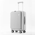 Front Open Luggage 20-inch Boarding Drop-resistant Trolley Case Extended Luggage Case | EX-STOCK Canada 