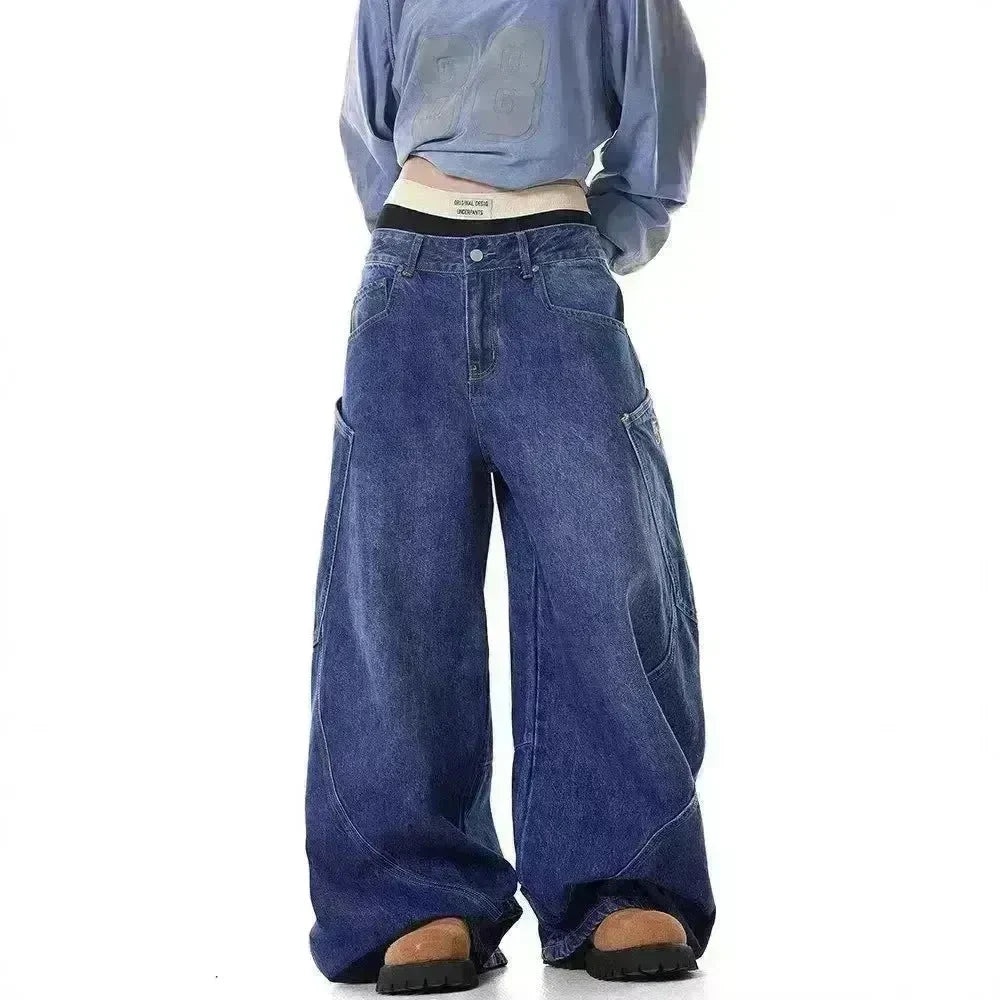 Design Large Pocket Machete Baggy Jeans Pant For Men And Women - EX-STOCK CANADA